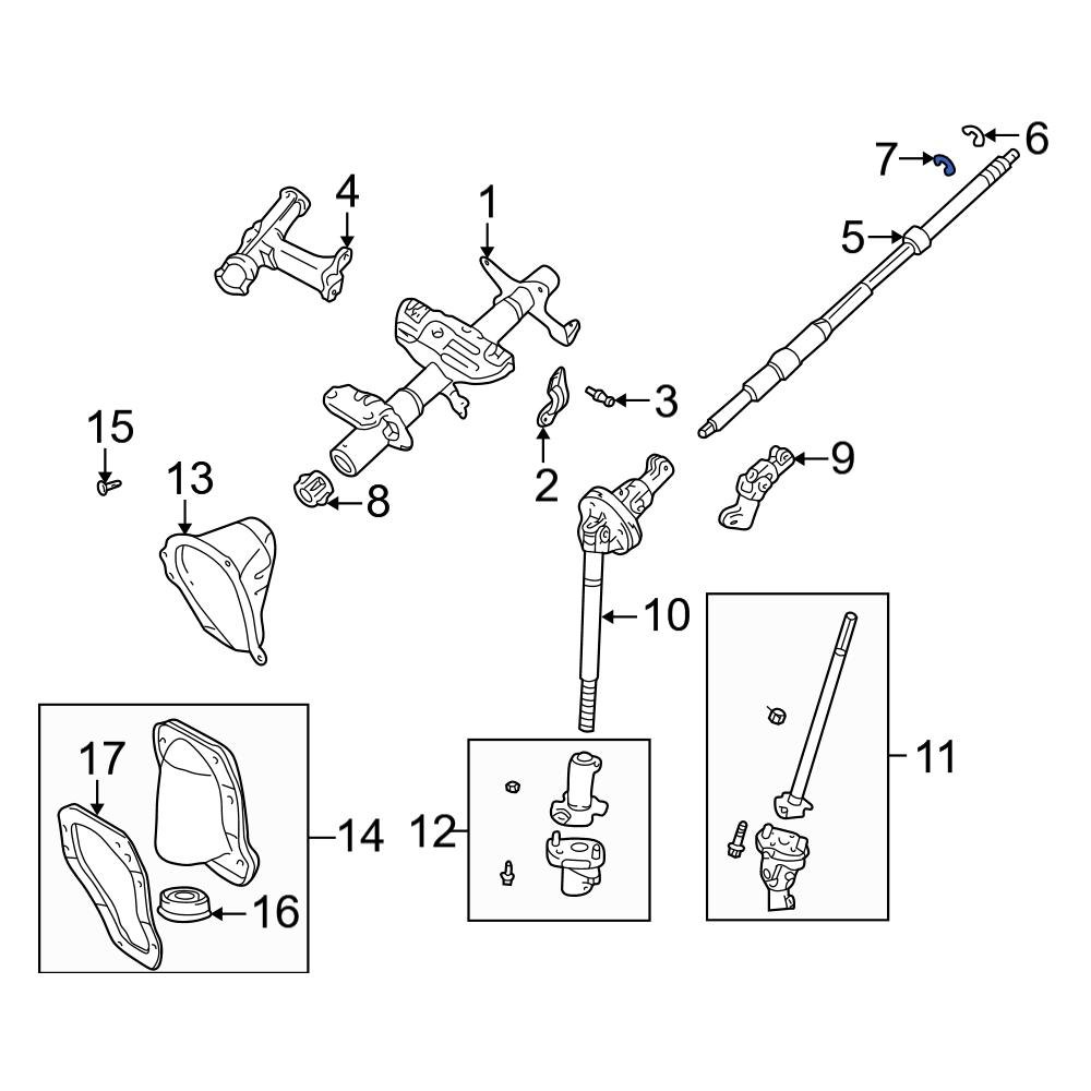 Toyota OE 9052017042 - Steering Shaft Snap Ring