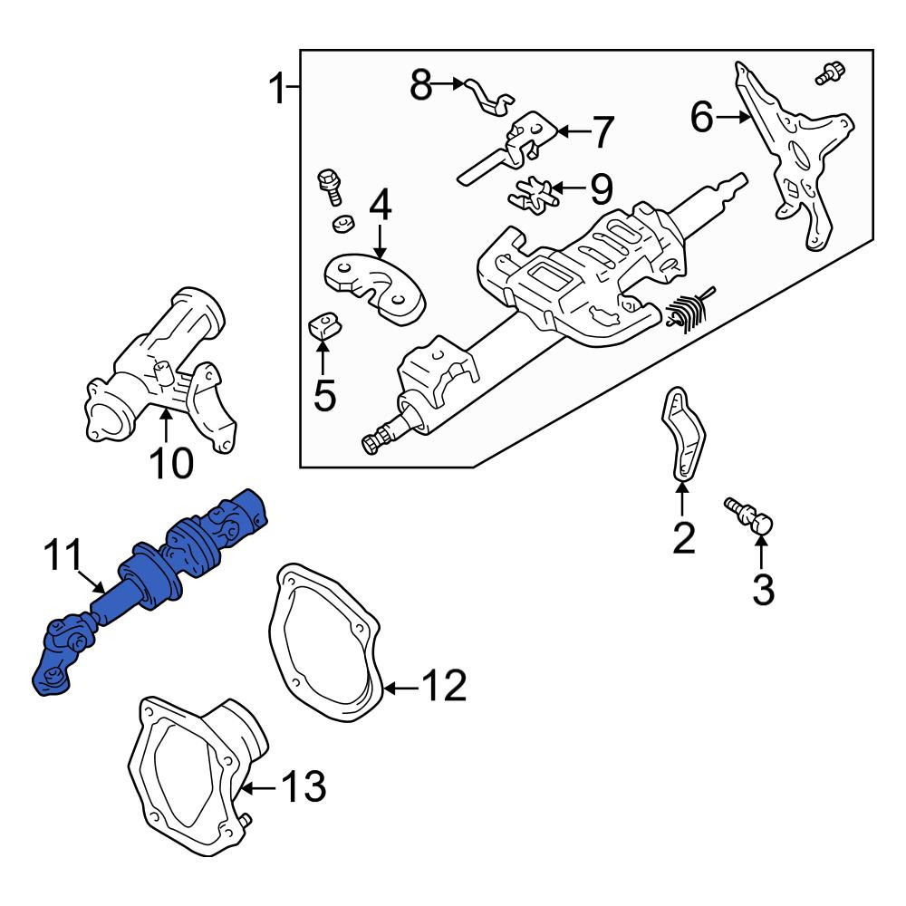 Toyota OE 4522006010 - Steering Shaft