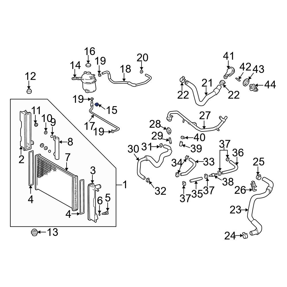 Toyota OE 9048018010 Engine Coolant Reservoir Grommet