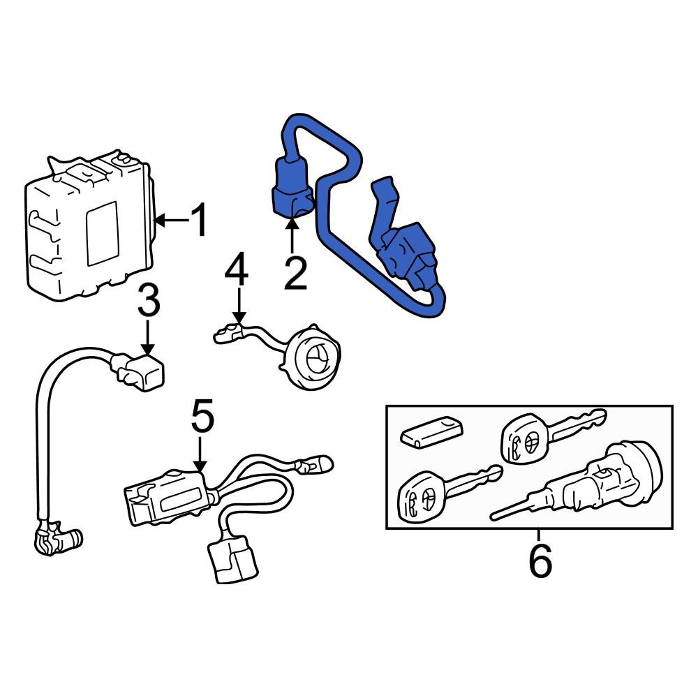 Toyota OE 8423133030 Front Under Hood Light Switch