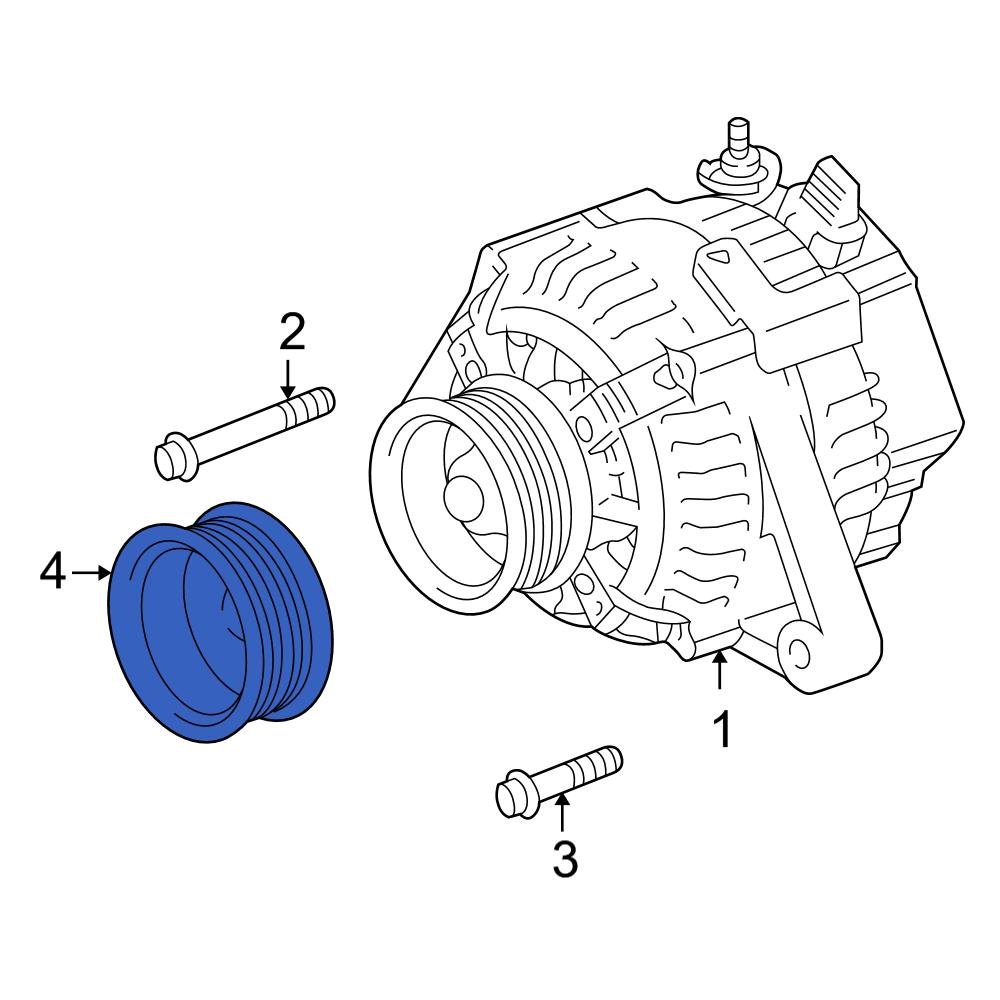 Toyota OE 274110H010 Alternator Pulley