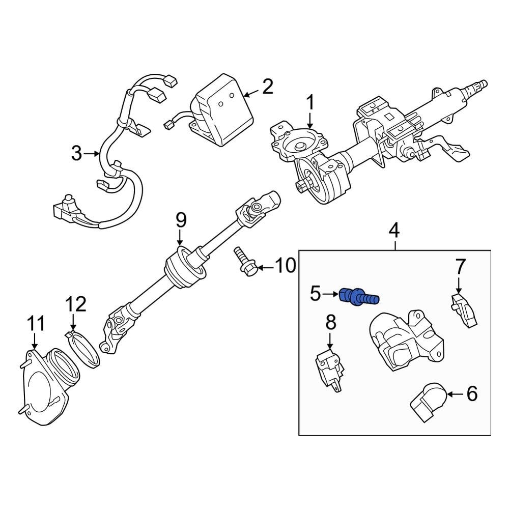 Toyota OE 4589708010 Steering Column Lock Bolt