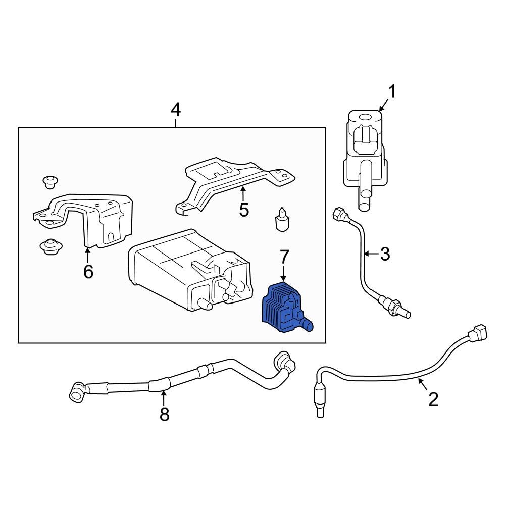 Toyota OE 90910AF006 Evaporative Emissions System Leak Detection Pump