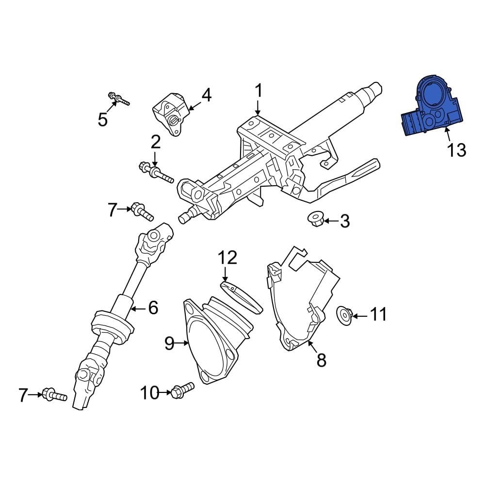 Toyota OE 8924B08010 Steering Wheel Position Sensor