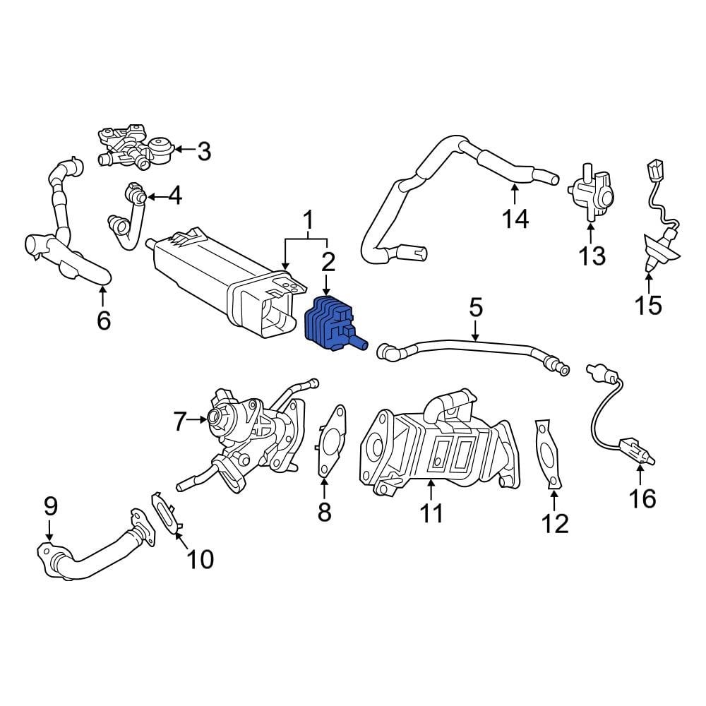 Toyota OE 90910AF006 Evaporative Emissions System Leak Detection Pump
