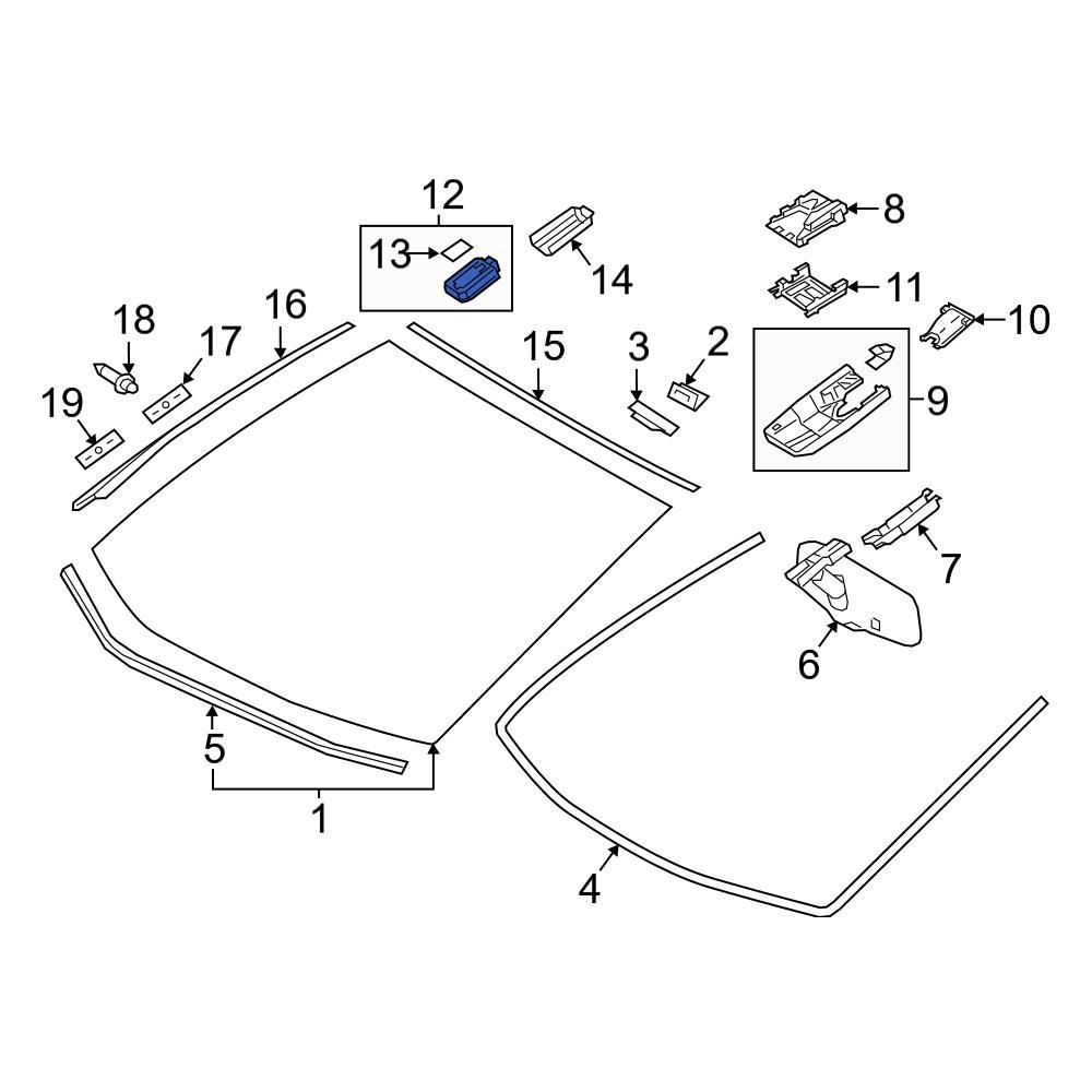Toyota OE 8994147021 Front Rain Sensor