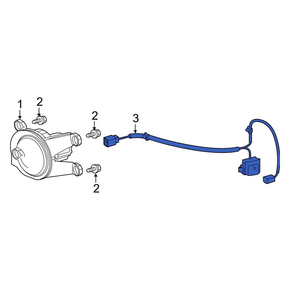 Toyota OE 8193547070 Front Fog Light Wiring Harness