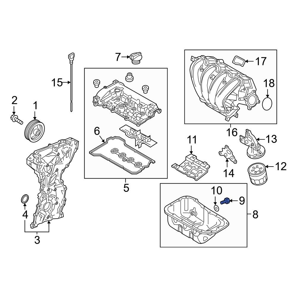 Toyota OE 90118WB139 Transmission Drain Plug