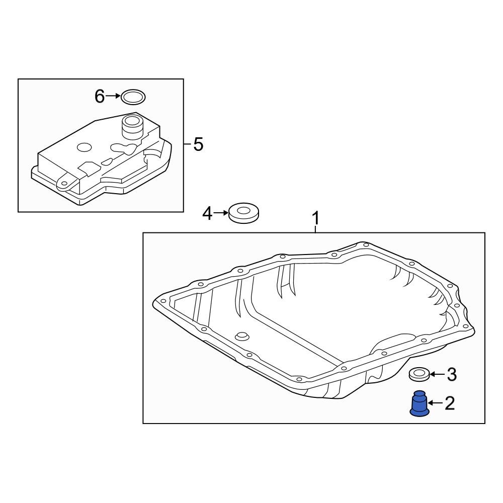 Toyota OE 90118WB139 Transmission Drain Plug