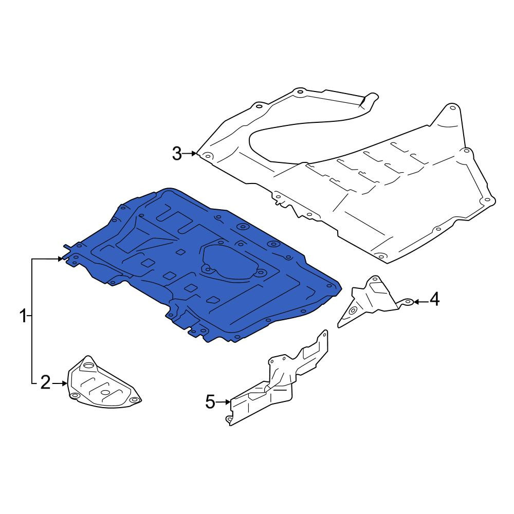 Center Radiator Support For 2009-2014 Toyota Matrix Center