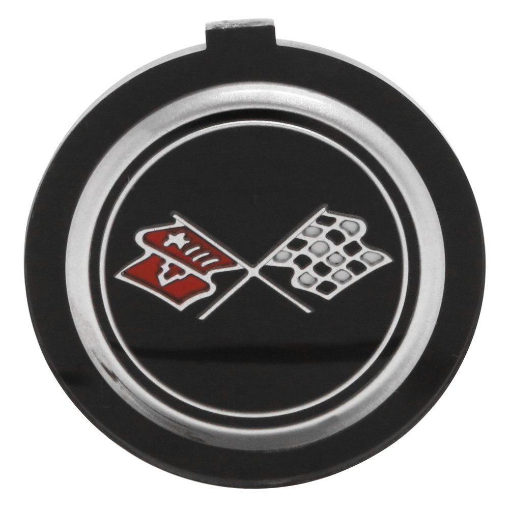 Trim Parts® 5078 - Horn Button Emblem with Corvette Logo