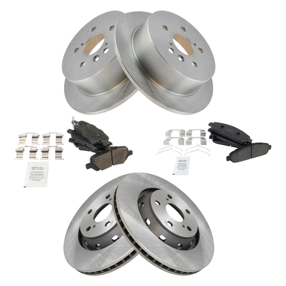 Trq Bka Front And Rear Disc Brake Kit With Ceramic Pads