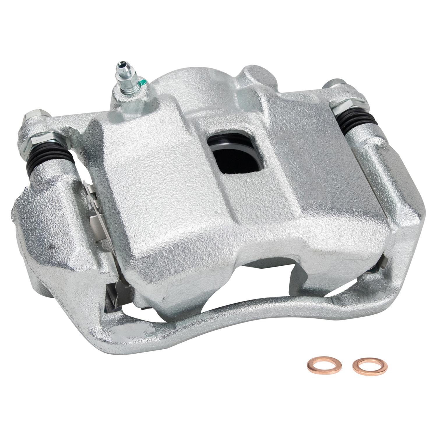 TRQ Brake Pad & Coated Rotor Premium Posi Ceramic Front Set Compatible