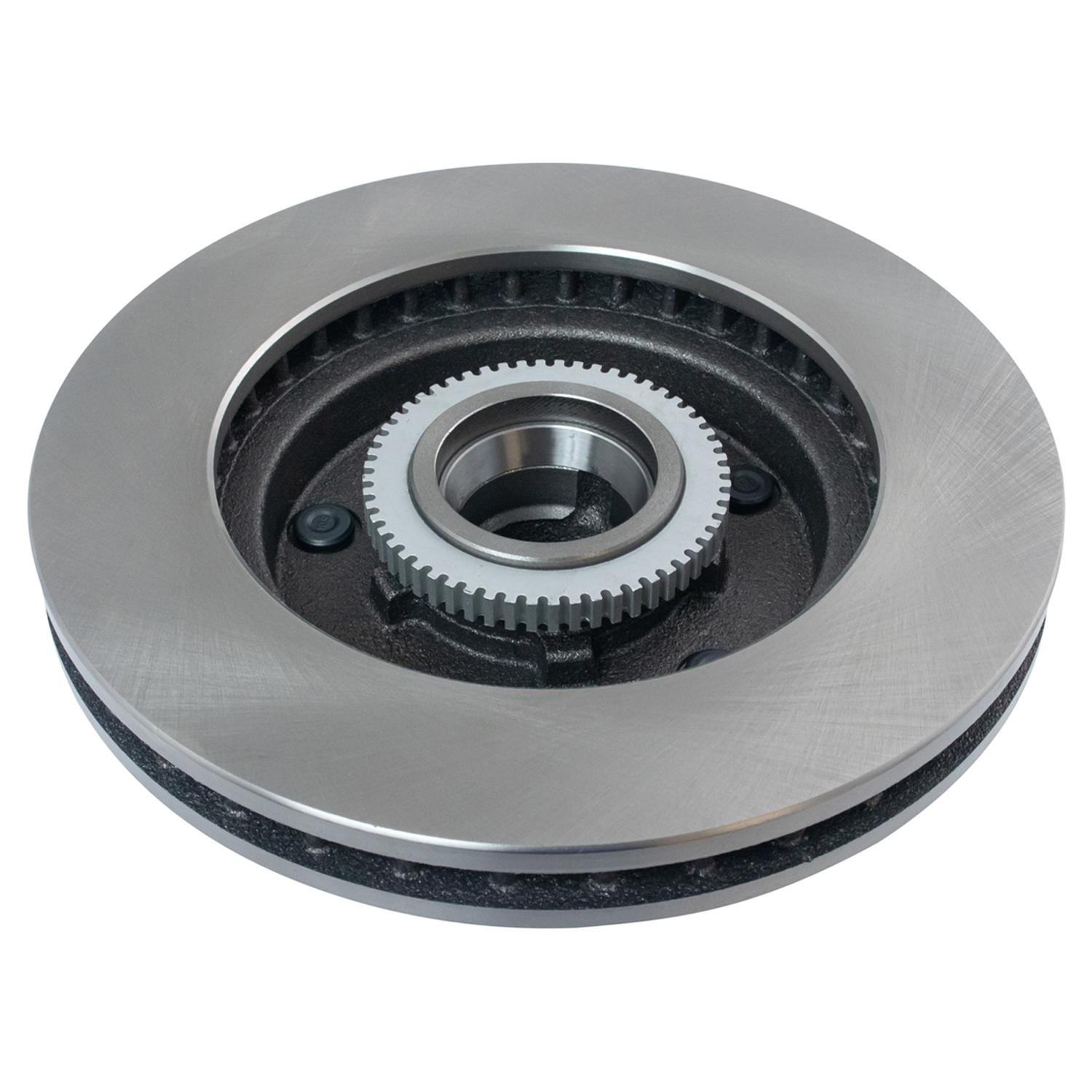 TRQ® BKA25371 SemiMetallic Brake Pad & Rotor Kit with Calipers