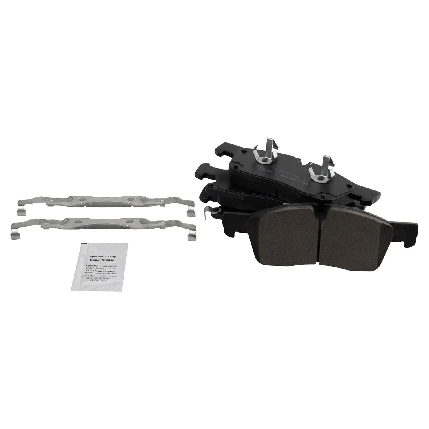 TRQ® BKA25526 Ceramic Brake Pad & Rotor Kit with Calipers