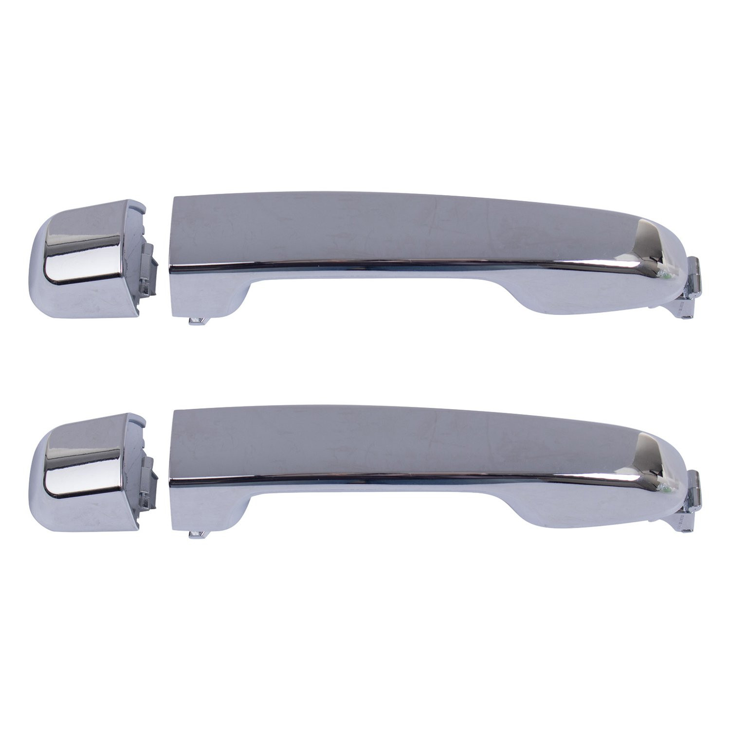 Outer Door Handles PAIR Rear Fits Daewoo Kalos 2003 - 2006