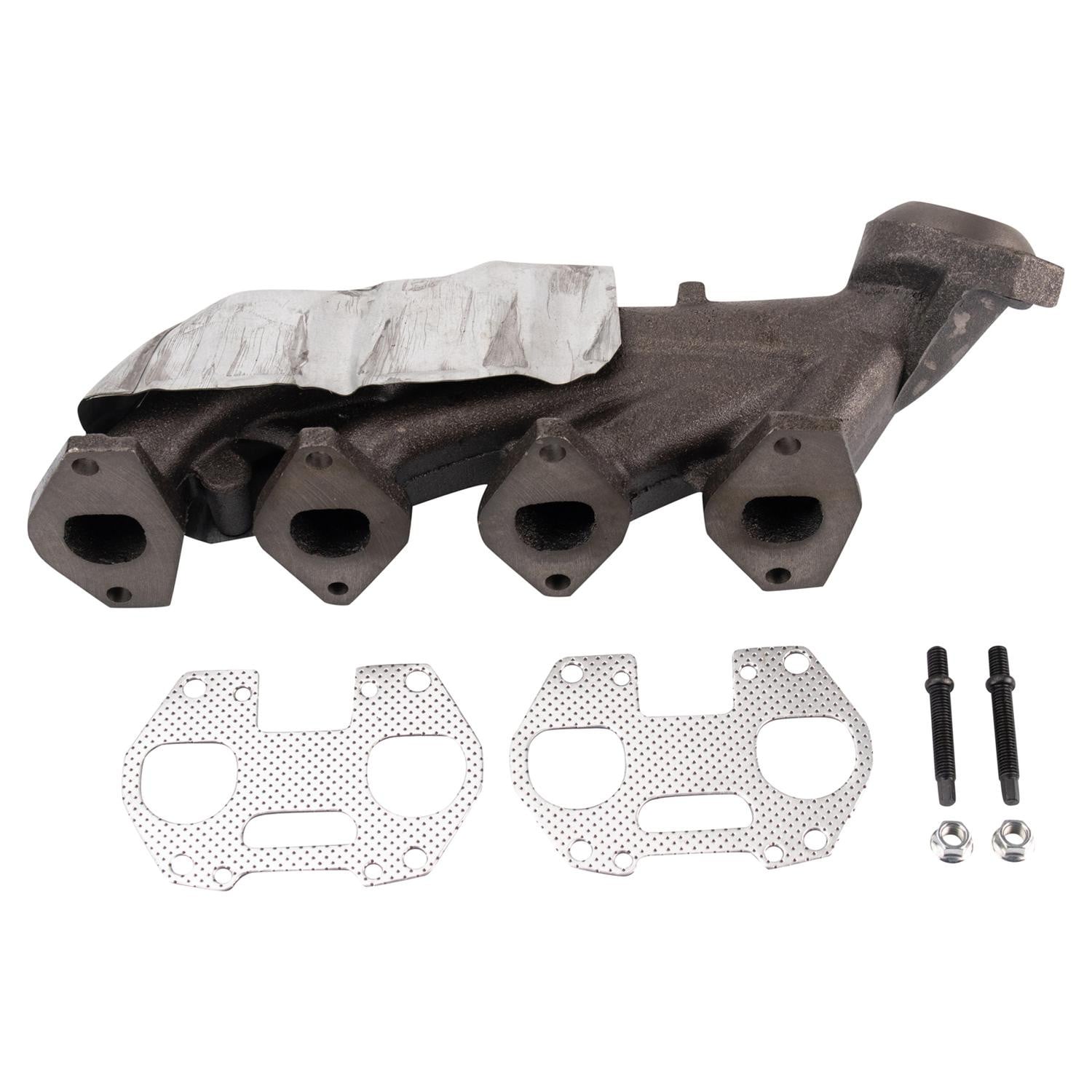 thumbnail image 2 of Small Block Chevy Manifold Rams Horn Center Dump Exhaust Manifold 3932473 2 of 13
