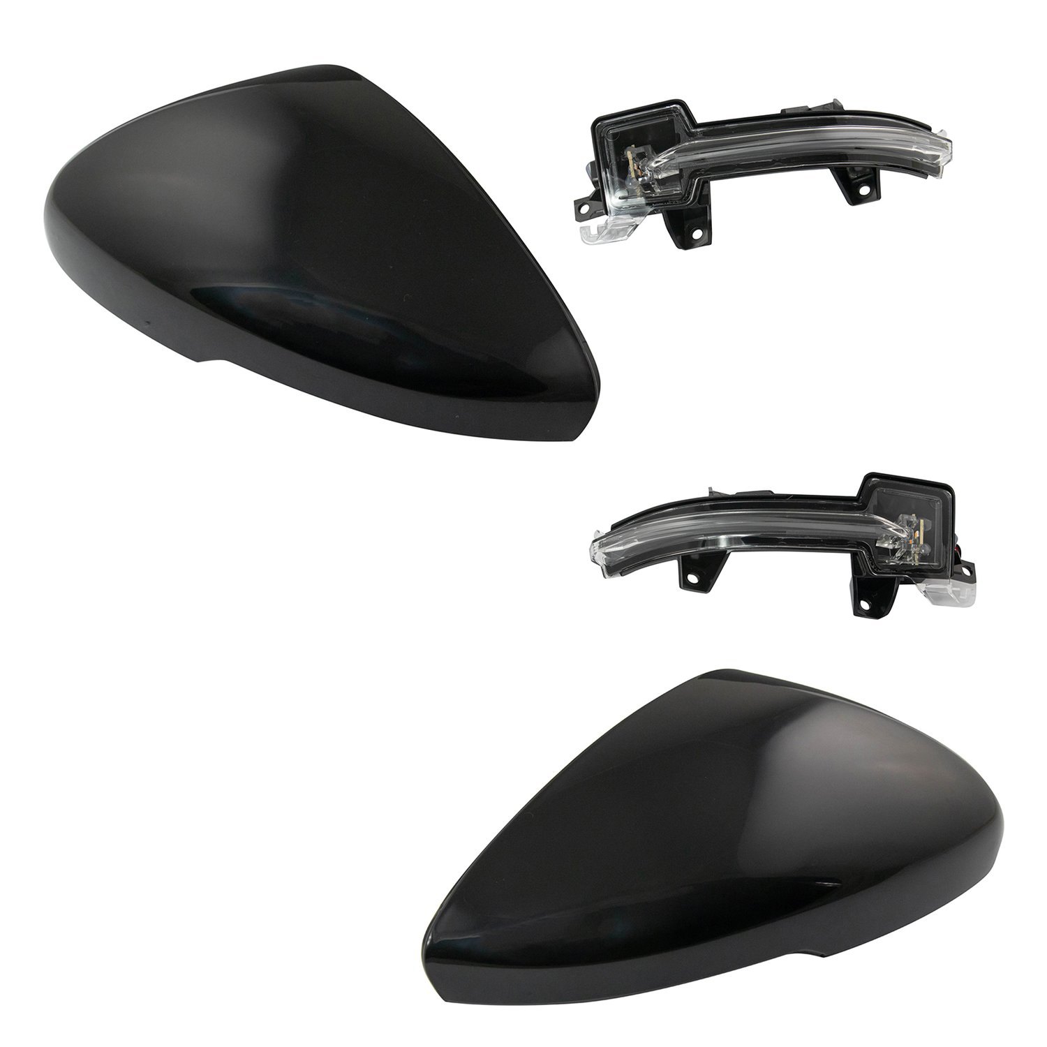 TRQ® MSA09563 Driver and Passenger Side View Mirror Turn Signal Set