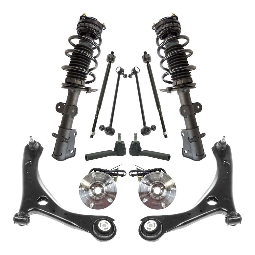 TRQ® PSA50242 - Front Shock Absorber And Suspension Kit