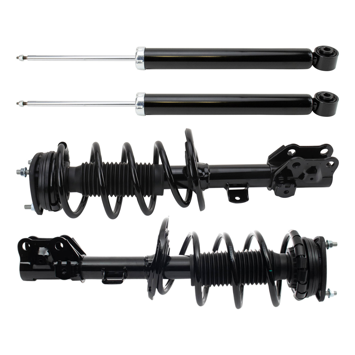 kg83③ TRQ® SKA04839 - Front and Rear Complete Strut Assembly Kit