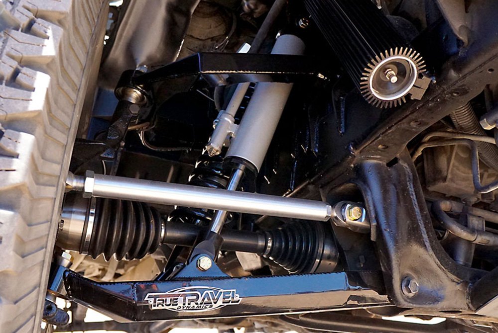 True Travel Dynamics ® - Front Long-Travel Suspension Kit.