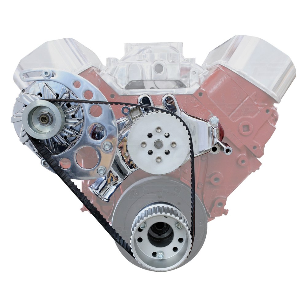 TSP® DS45404BK - Front Gilmer Belt Drive System with High Mount Alternator