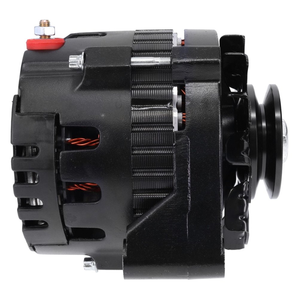 TSP® ES1022BK GM CS130 Alternator with VBelt Pulley (220A; 12V)