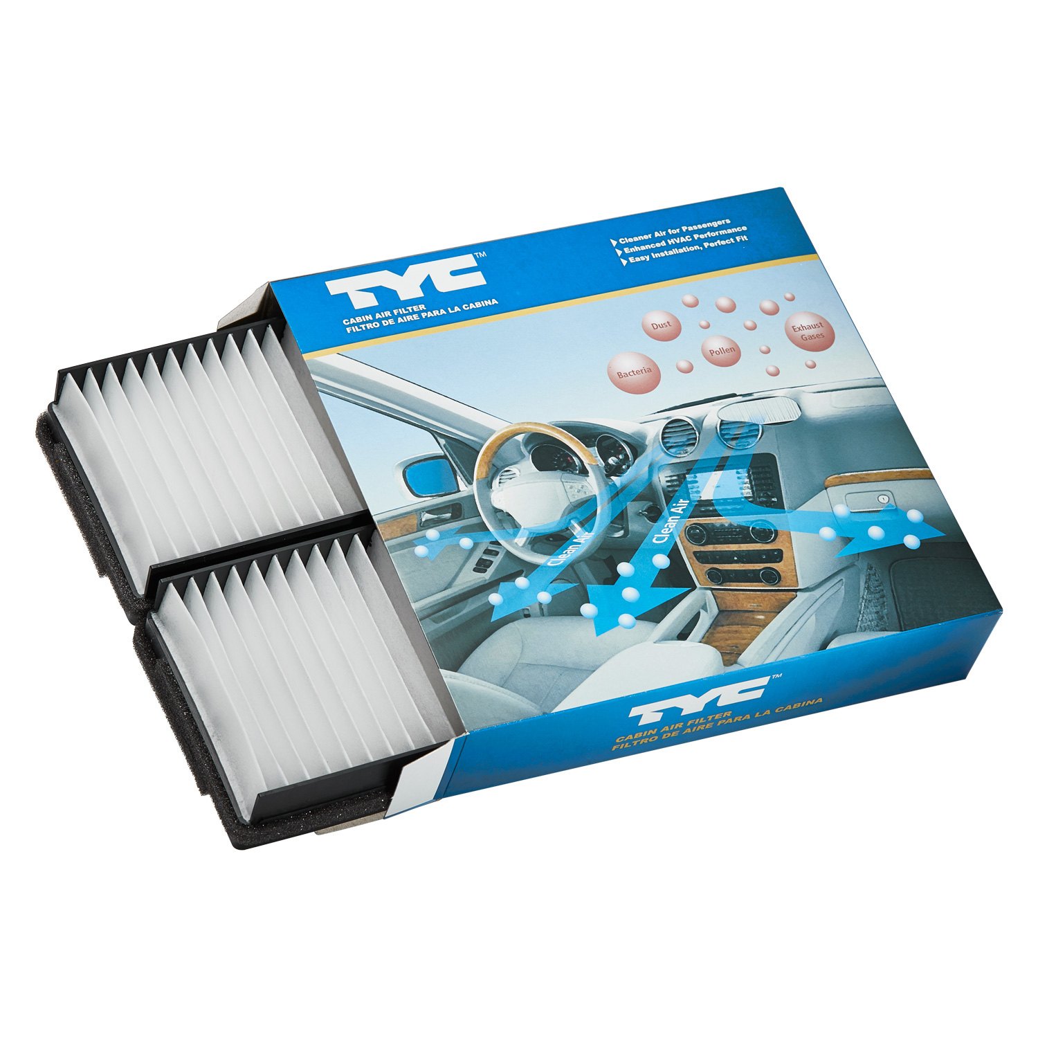 TYC Cabin Air Filter for 1998-2010 Volkswagen Beetle  nh