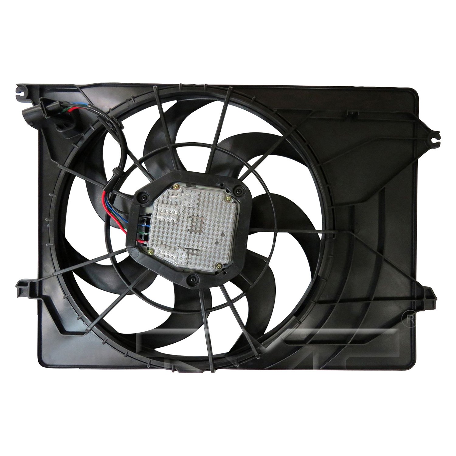 TYC® 624560 - Dual Radiator and Condenser Fan Assembly
