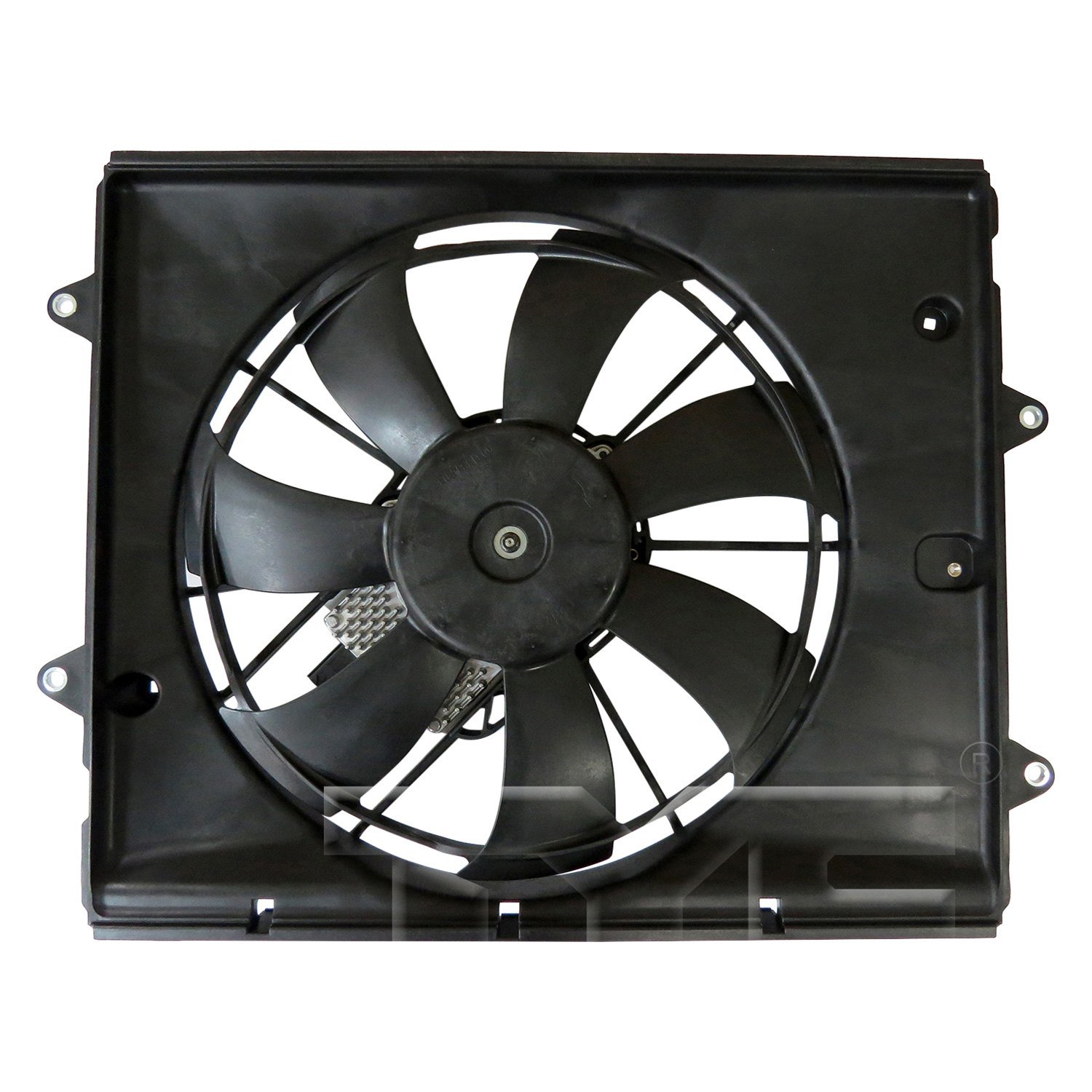 TYC® - Honda Civic 2018 Dual Radiator and Condenser Fan Assembly