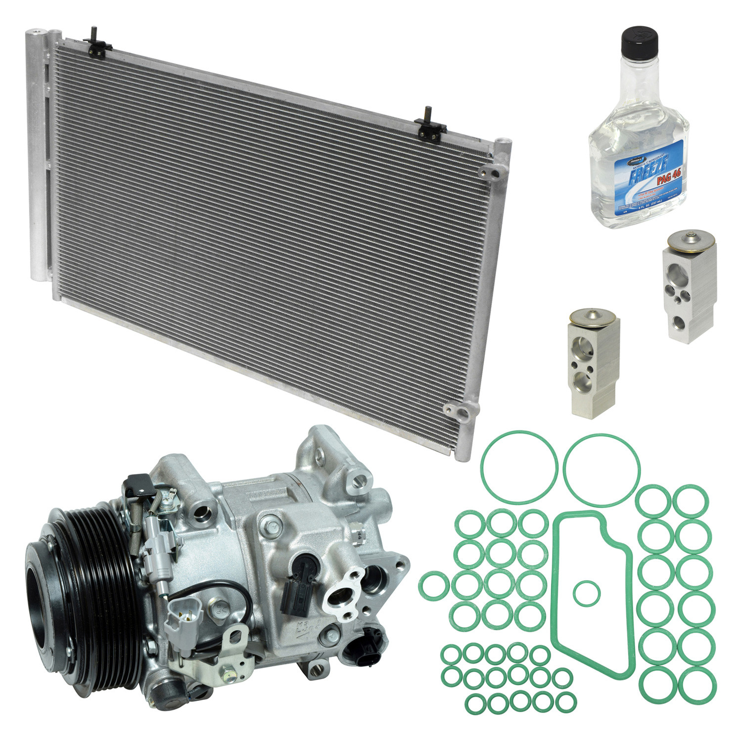 Universal Air Conditioner® KT1274A - A/C Compressor Kit