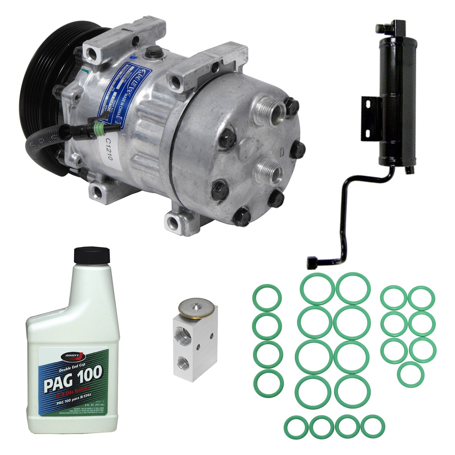 Universal Air Conditioner® KT4364 A/C Compressor Kit
