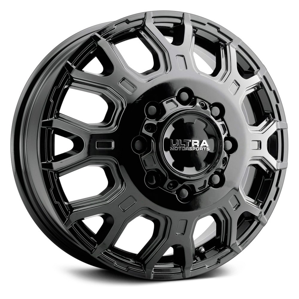 Ultra® 022bk Scorpion Dually Wheels Gloss Black With Clear Coat Rims