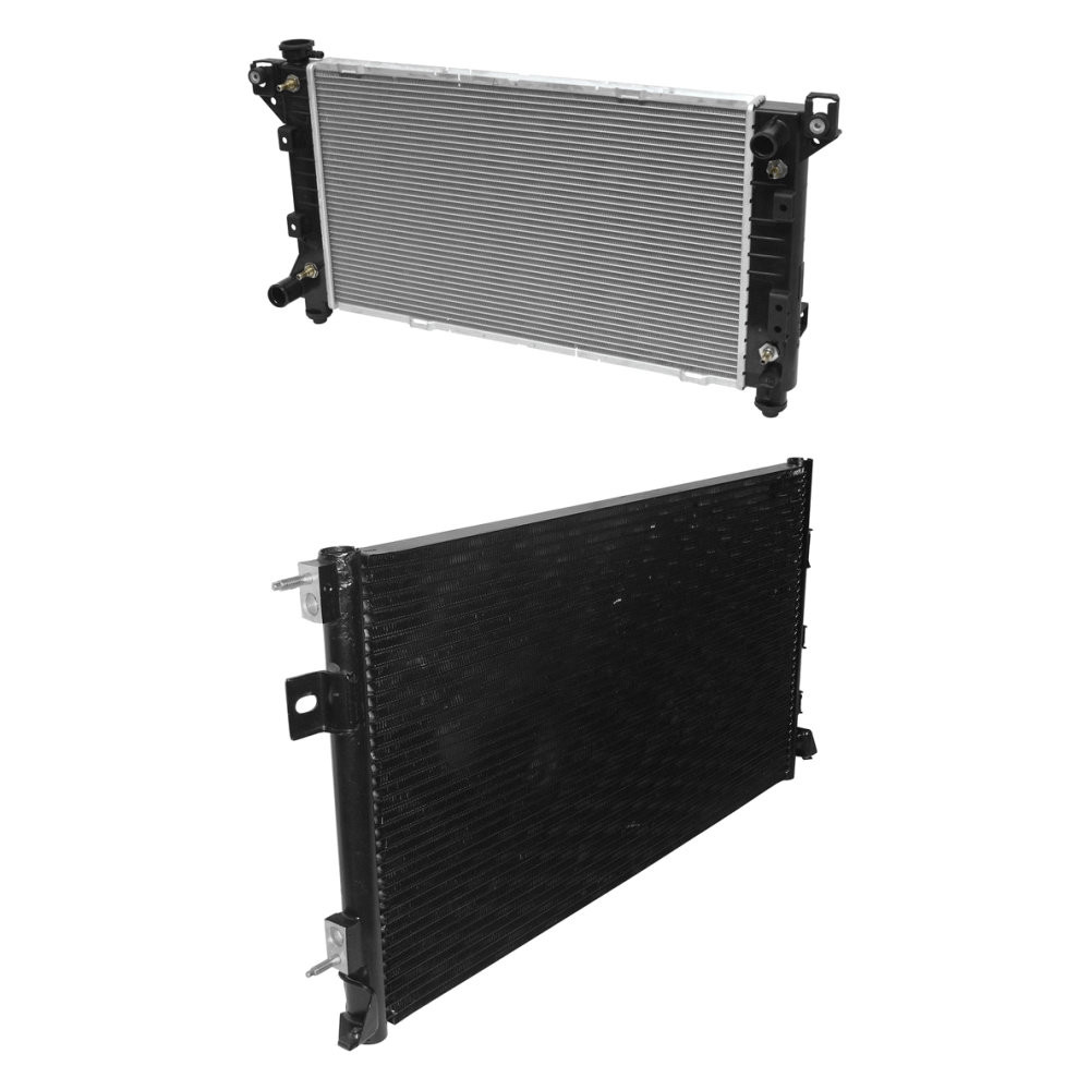Universal Air Conditioner® BNDL-474349 - Front Radiator and Condenser Kit
