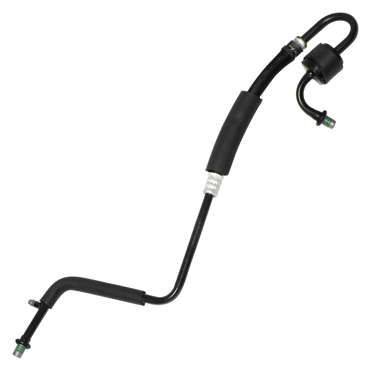 UAC A/C Suction Line Hose Assembly - Universal Replacement, Goodyear Hose, OE Quality