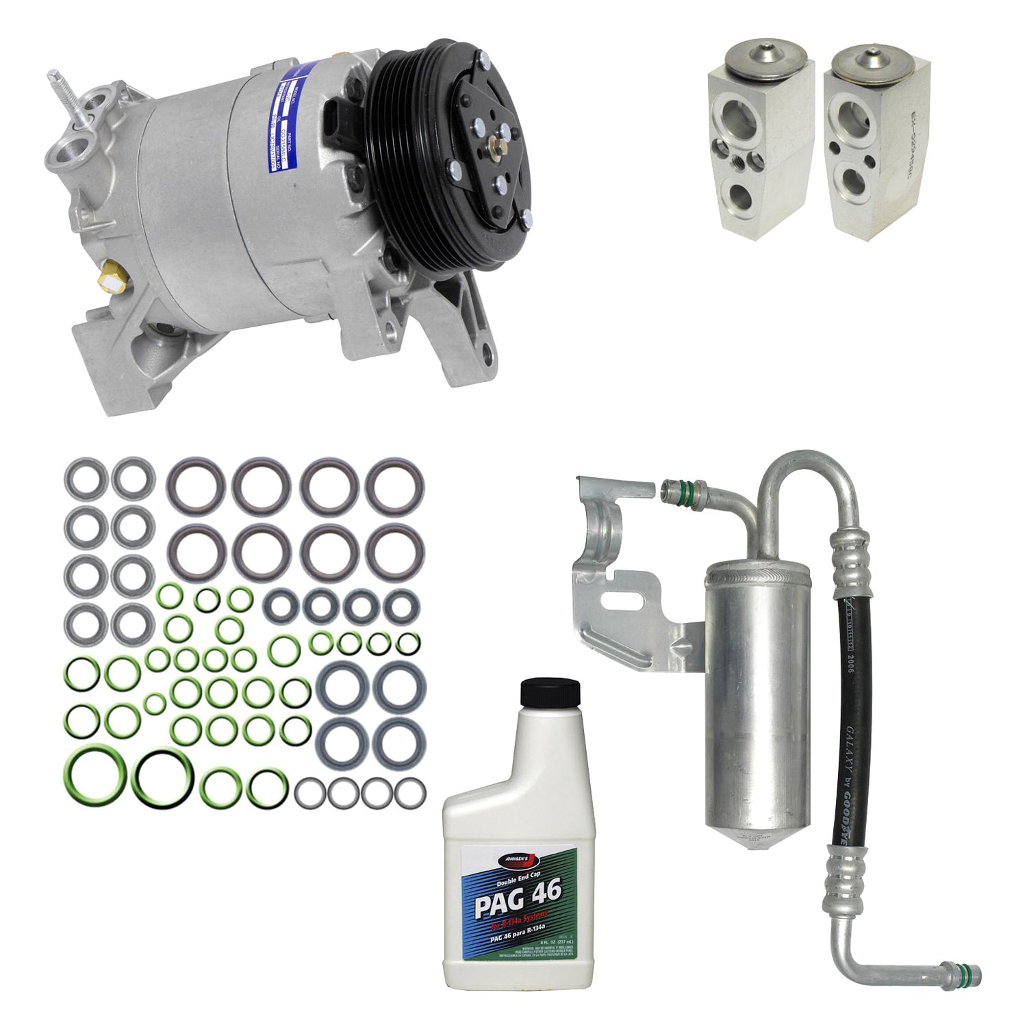 Universal Air Conditioner® KT3800 A/C Compressor Kit