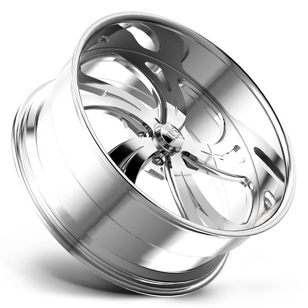 Kompressor Disc Rims U.S. MAGS® UF009 KOMPRESSOR 5 Wheels - Polished Rims