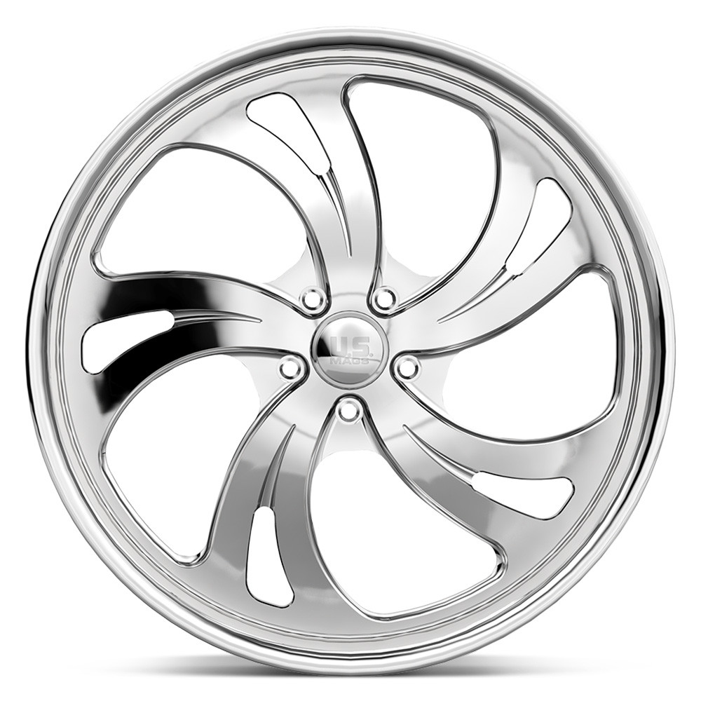 Kompressor Disc Rims U.S. MAGS® UF009 KOMPRESSOR 5 Wheels - Polished Rims