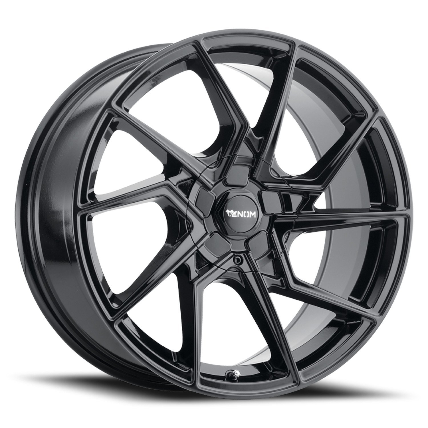VENOM WHEELS® 39 Wheels - Gloss Black Rims - VEN391785105100+35B-A-100