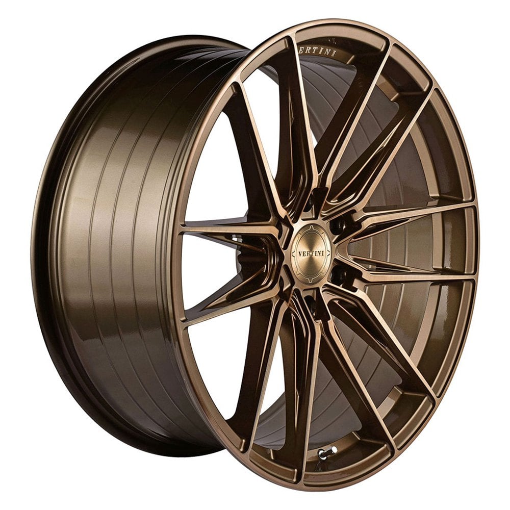 VERTINI® VT1 Wheels - Brushed Dual Bronze Rims