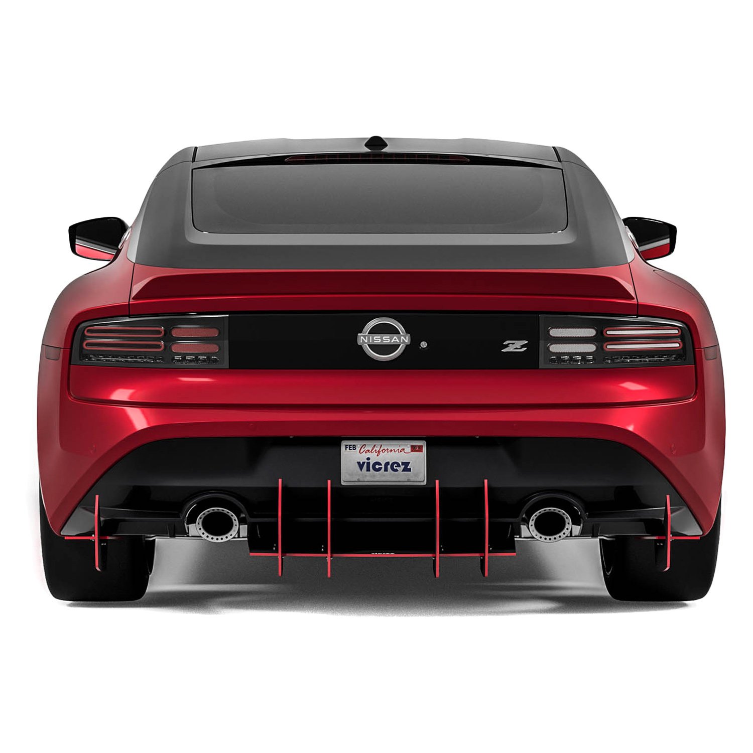 Vicrez® vz101271 - Centa VR2 Style Rear Diffuser
