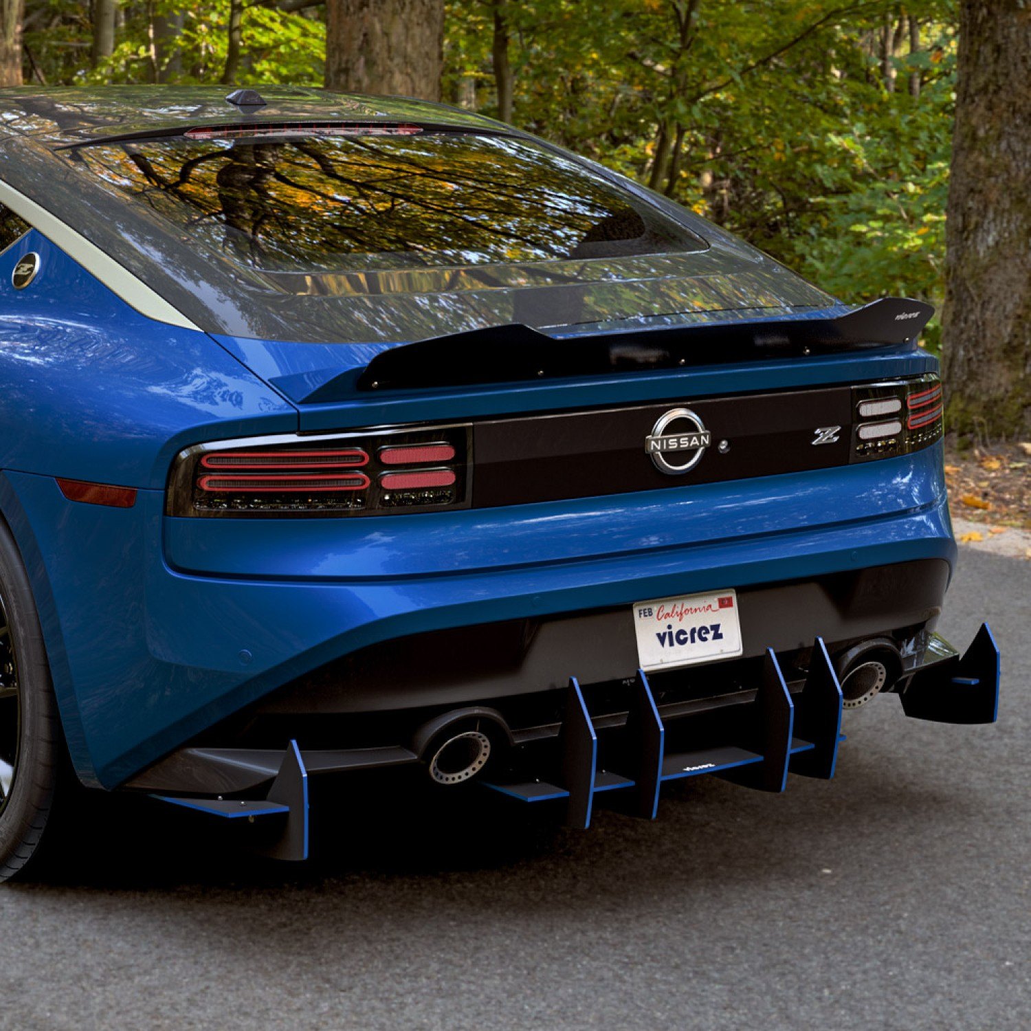 Vicrez® vz101271 - Centa VR2 Style Rear Diffuser