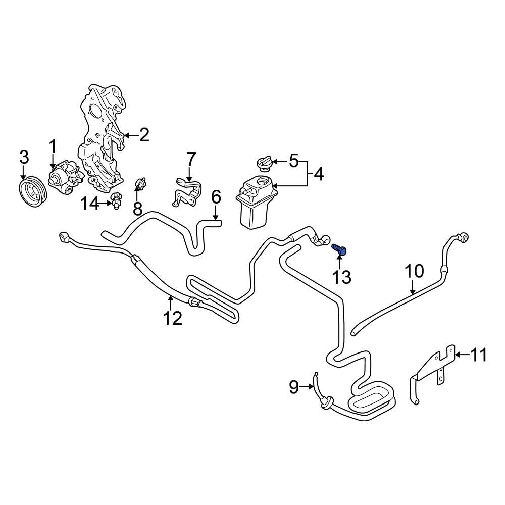 Volkswagen OE 8E0422529 Front Power Steering Control Valve