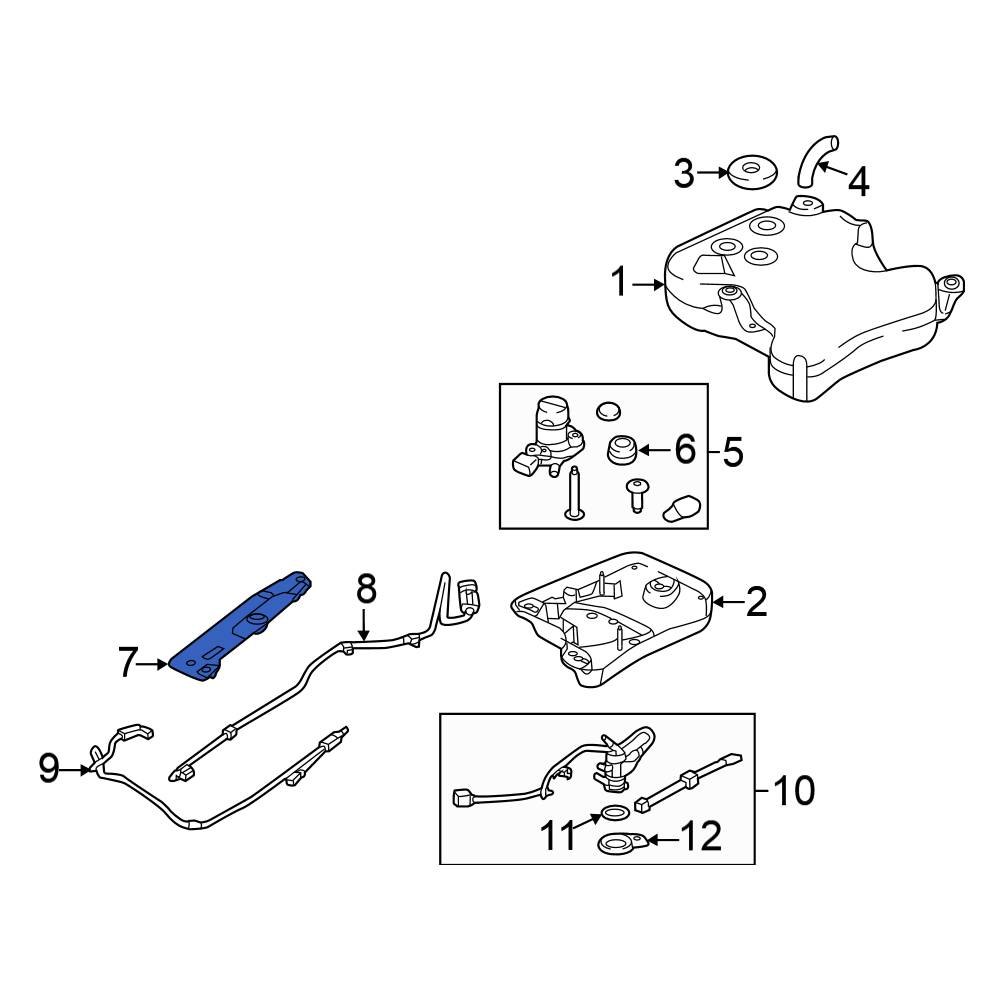 Volkswagen OE 5C0131327 - Diesel Exhaust Fluid (DEF) Injector Feed Line ...