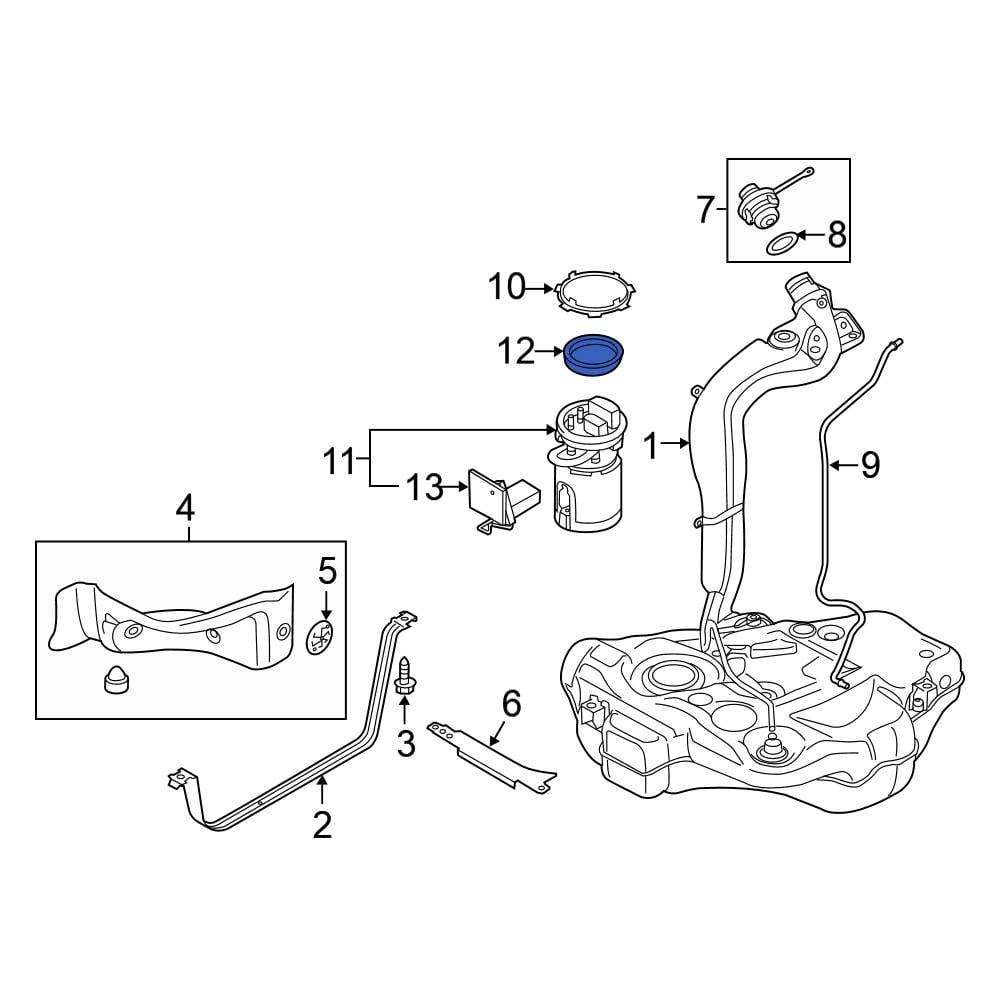 Volkswagen OE 1K0919133D Fuel Pump Tank Seal