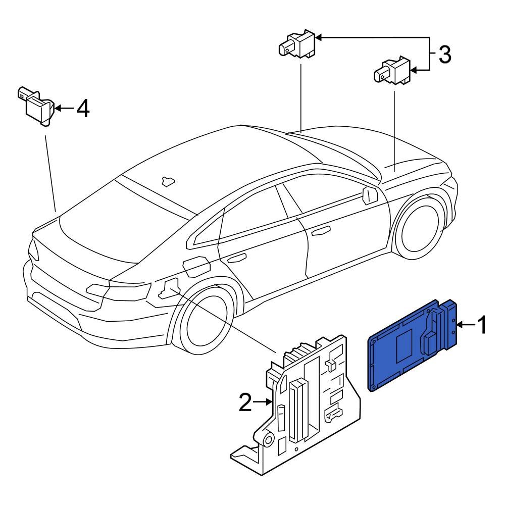Volkswagen OE 5Q0907376C Active Suspension Control Module