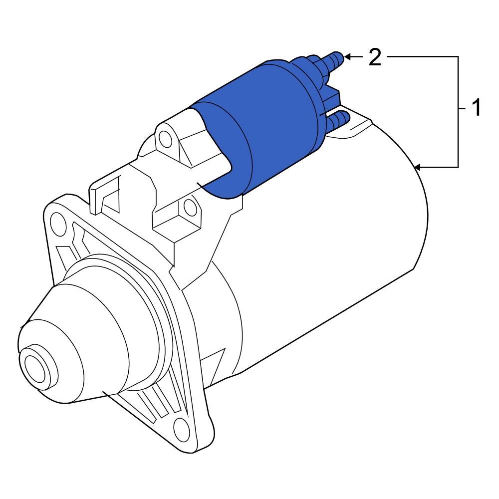 Volkswagen OE 012911287B Starter Solenoid