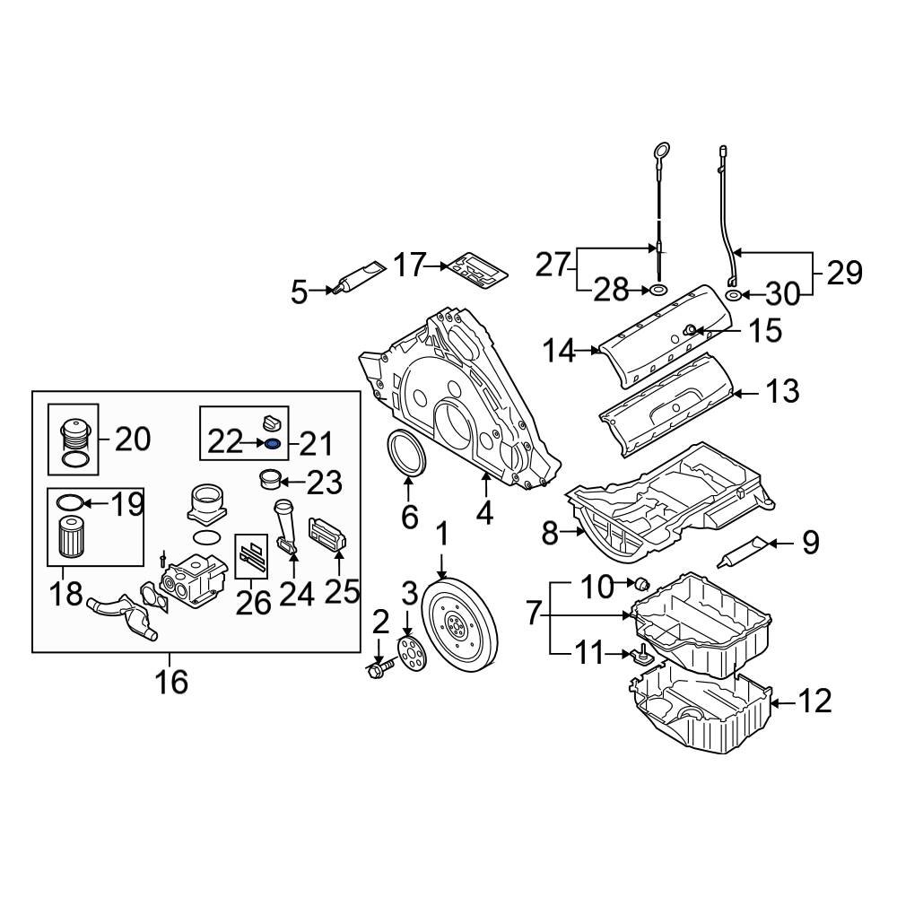Volkswagen OE 06A103483D - Engine Oil Filler Cap Gasket