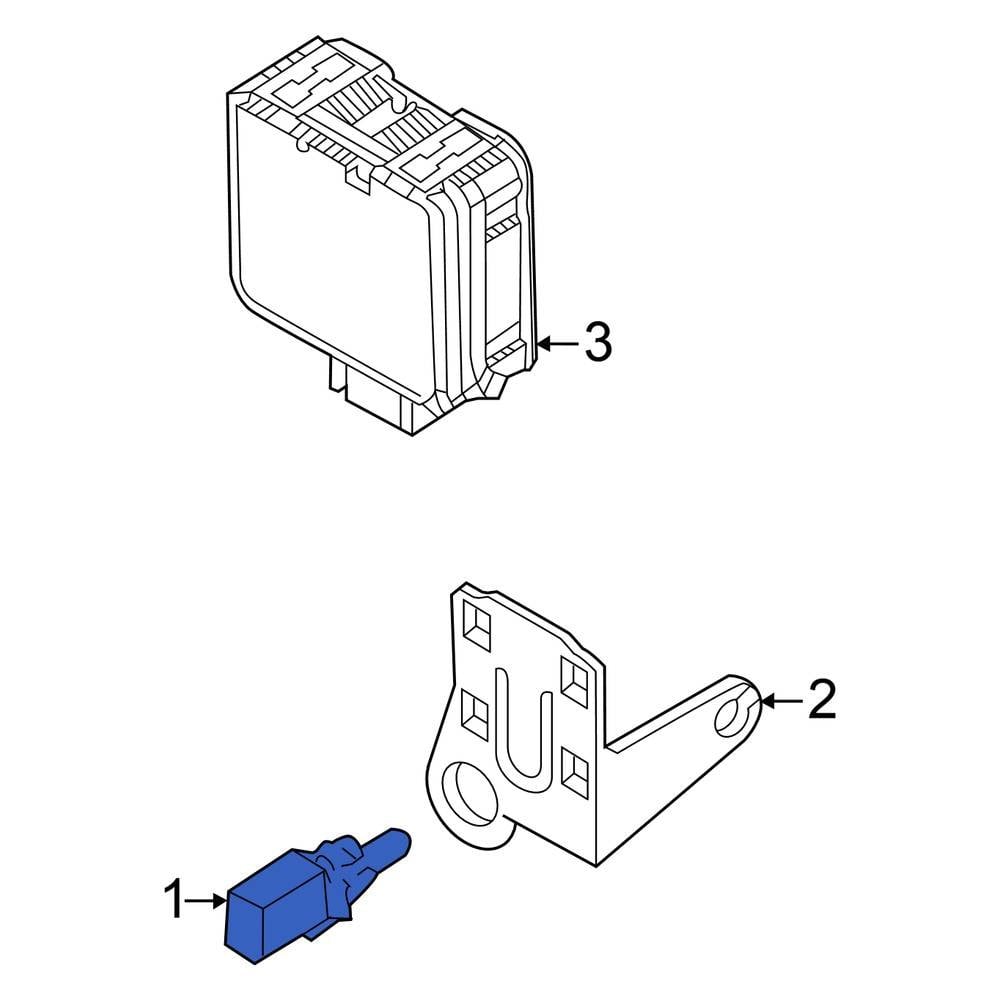 Volkswagen OE 8Z0820535 Ambient Air Temperature Sensor