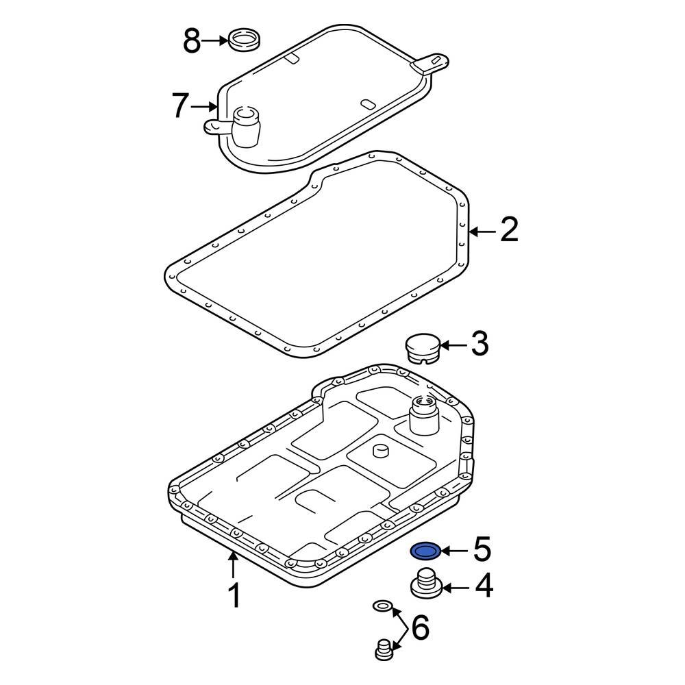 Volkswagen OE 01V321379 Automatic Transmission Drain Plug Washer